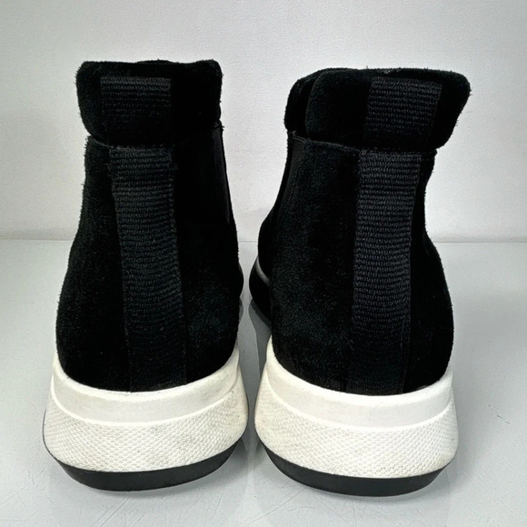 La Canadienne Nikki Black Waterproof Suede Leather High Top Sneakers Size 10 - Picture 8 of 13